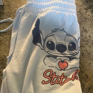Disney Stitch Light Blue Sweatpants